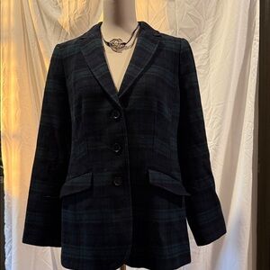 Women's tartan Plaid Blazer